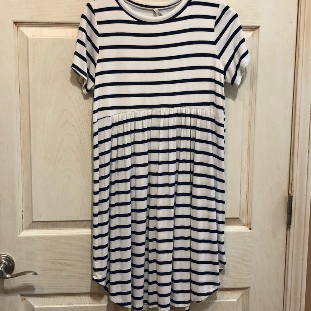 Striped t-shirt dress